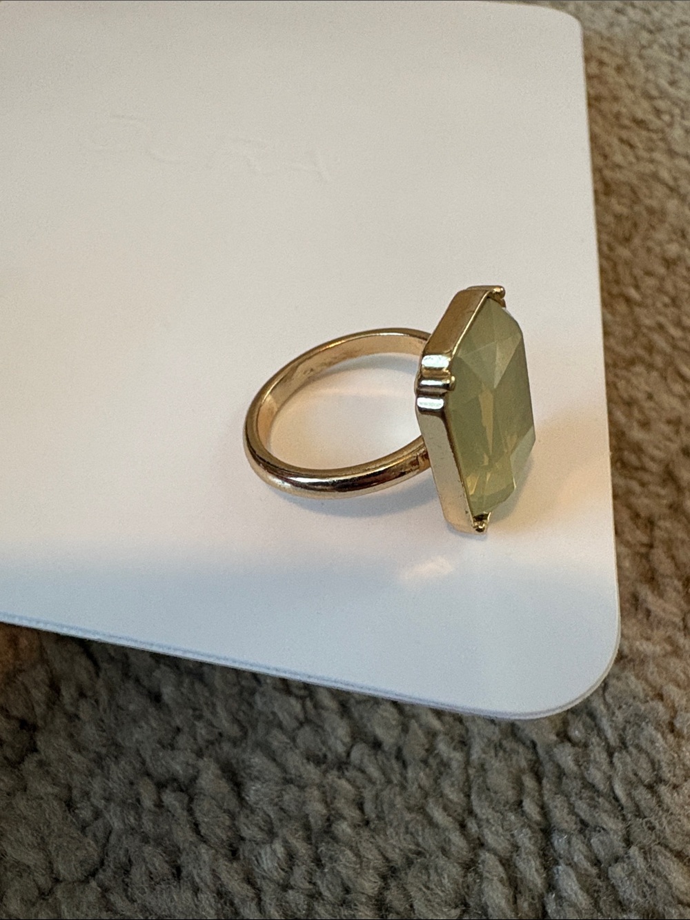 Rectangular Statement Ring - Picture 2 of 3
